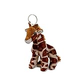 WWF 00294 - Plüschtier Giraffe, lebensecht gestalteter Kuscheltier-Anhänger, ca. 10 cm groß, wunderbar weich und kuschelig, Handwäsche möglich