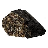 Turmalin schwarz Schörl Rohstein ca. 100-120 g | Naturstein absolut unbehandelt | Energie- und Heilstein