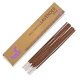 ISPALLA® Räucherstäbchen PALO Santo Lavendel 10 stück - zur Beruhigung des Geistes und Entspannung, Handgemacht in Peru / 100% Natürlich & Vegan