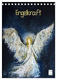 Engelkraft (Tischkalender 2026 DIN A5 hoch), CALVENDO Monatskalender: 13 gemalte Engel, die einen im Innersten berühren. (CALVENDO Kunst)