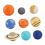 FOYTOKI 9Pcs Galaxie Simulation Universum Projekt Pädagogisches Planetarium Kind Kinder Planet Galaxie Modell Hilfe Für Neun Kinderutensilien Planeten Imitiert Kosmologische Praktische