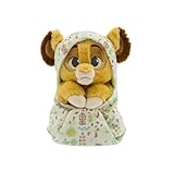 Disney Store Official - Der König der Löwen - Baby Simba - Kuscheltier - 27 cm/11' - Löwenbaby-Plüschtier mit Abnehmbarer Decke - Ab der Geburt geeignet - Ab 0 Jahren