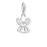 Thomas Sabo Damen Charm-Anhänger Engel Diamant Charm Club 925 Sterling Silber DC0029-725-14