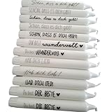 Stabkerze mit Wunschmotiv - personalisierte Kerze (Eine Kerze)