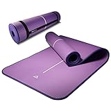 PROIRON Gymnastikmatte, Turnmatte für Zuhause mit Tragegurt Trainingsmatte Rutschfest, Yoga Matte Dick 10/15mm und Sportmatte Fitnessmatte Yogamatte Pilates Matte für Heimtraining