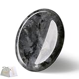 QINJIEJIE Labradorit Kristalle Handschmeichler SorgenSteinee Daumen EdelSteine Oval Kristall HeilSteinee Palm Steine Stress Relief Reiki Heilung Meditation
