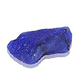 Real Gems Roher natürlicher Blauer Saphir-Rohedelstein, unbeheizter Blauer Saphir 170,00 Karat Rohedelstein für Heim- und Gartendekor