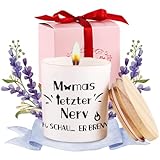 Lavendel Aromatherapie Glas Kerzen, Muttertag Geschenk, Geburtstagsgeschenk.（145g）