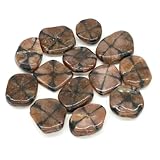 Bunter Fluorit-Trommelstein, natürlicher Heilkristall, Reiki, Edelstein, Quarz, Energiemineral, Probe, Aquarium, Garten, Heimdekoration, Chiastolith-Flocke, 200 g