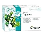 Sidroga® Thymian: Arzneitee bei Entzündungen bzw. Infektionen der Bronchien mit vermehrter Schleimproduktion, pflanzlich, 20 Teebeutel à 1,6 g