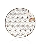Landkaufhaus Mayer® Blume des Lebens Wanddeko Gold 57 cm – filigran & stabil aus Metall – spirituelle Deko rund für Wohnzimmer, Yoga, Meditation & Schlafzimmer – mit Aufhängung