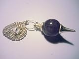 Chabottakra Edelstein Kugelpendel Aventurin Amethyst Bergkristall versch. Sorten (Amethyst)