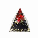 VNSTKWW Orgonit Pyramide,Amethyst Sphere Lebensbaum Kristall Stein für Positive Energie Chakra Heilung Meditation Yoga Geschenk Haus Dekoration 6CM