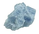 Steinfixx Blauer Calcit Edelstein I Heilstein I Rohstein I Wasserstein I Mexiko (30-40gr)