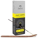 Premium Palo Santo Räucherstäbchen mit Räucherstäbchenhalter, handgefertigt | 250g | Dauert 45 Minuten für Meditation, Yoga, spirituelle Heilungsgebete, Aromatherapie und Energiereinigung
