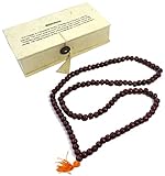 Fair Trade Rosewood Mala/Mallah Beads in Presentation Box