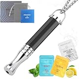 Hilfsmittel Atemhalskette zur Beruhigung & Stressabbau – Individuell einstellbarer Widerstand, Achtsamkeitskette für Atemtraining & Entspannung – oral beschäftigt für Damen & Herren