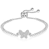 Halora Armband Damen Silber Armbänder Schmetterling Silberarmband Damenarmband Schmuck Silver Butterfly Bracelet Women