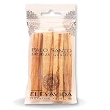 ELEVAVIDA Palo Santo Probierpackung (3–4 Stäbe) aromatisch duftendes Räucherholz aus Peru, nachhaltig gesammelt zur Entspannung, Meditation, Reinigung - Bursera Graveolen - heiliges Holz