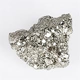 UYCUODLUY Natürlicher Kristall rau 500 g Natürlicher Pyrit Katzengold Eisensteine ​​Rohmineralien Lehrmaterial Steine ​​Heimdekoration Natursteine