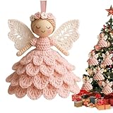 Engel-Ornamente – wiederverwendbare, lichtbeständige Garndekorationen, Häkel-Engel-Ornament-Set, einfaches Basteln, langlebiges, handgefertigtes Design, Engel-Ornament, Häkelset für Männer, Frauen