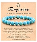 POWWA Türkis Armband Schmuck für Frauen, Armband aus natürlichem Türkisstein für Frauen Weihnachtsgeschenke