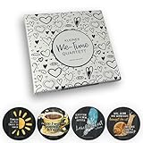 Kleines Me-Time Quartett – Geschenk zur Aufmunterung & Achtsamkeit, Geschenk für Frauen, Mitbringsel, Reha-Geschenk, Kleinigkeit Weihnachten