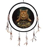 Traumfänger Wahrsager Katze versch. Größen, Größe:groß