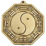 AMOYER Chinesischer Feng Shui Tai Bagua Bagua Pakua Kupferspiegel Traditioneller Bagua -Spiegel Für Home Decoration Business Ornament