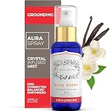 BALIPURA - 'Grounding Reinigendes, Heilendes Aura Spray - Natürlich Angereicherte Aura - Kristalle Und Edelsteine - ätherische Ölmischung Aus Vanille Und Nelke - Handgefert - 100 ml