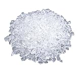 Bergkristall Mini Trommelsteine | 300 Gramm Edelsteine | Chips 6-9 mm Durchmesser | Klare Premium Qualität