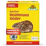 Neudorff Quiritox WühlmausKöder – Hochattraktive Köder mit Langzeitwirkung bekämpfen Wühlmäuse zuverlässig, 200 g