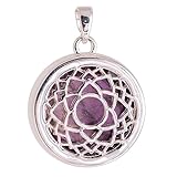Berk Symbolschmuck, Kronen-Chakra Anhänger, 1 Stück