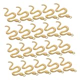 MUCKLILY 30stücke Schlangen-anhänger Aus Zinklegierung Für Schmuckherstellung Diy-anhänger Mit Schlangenmotiv Für Armbänder Und Halsketten