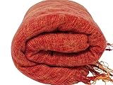 Nepalesische handgefertigte Yak-Wolldecke, weiche, übergroße Schals, Überwurf, Wickeldecke, Schals, Schaber