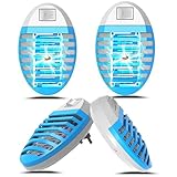 Mückenlampe, Insektenvernichter Elektrisch, Steckdosen-Insektenvernichter mit UV-Licht, mückenfalle, für Fliegen, Mücken, Motten, Küche, für Schlafzimmer, Indoor (4 Pack)