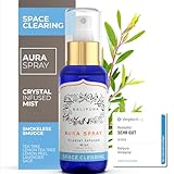 BALIPURA - Heilkristalle Smudge Spray für die Reinigung und Raumreinigung Energy Auric Blends ersetzen Weihrauch, Sticks, Bündel und Kerzen - Lavendel, Teebaum und Zitrone Bio Ätherische Öle - 100ml
