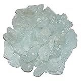 Aquamarin 50 g Beryll blau unbehandelte kleine Natur Rohstücke Wassersteine klare Aqua Farbe