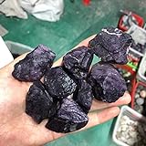 Sugilith-Rohsteine, Natürlicher Quarzkristall, Violette Edelsteine, Seltene Mineralproben, Dekoration,3-5cm,100g