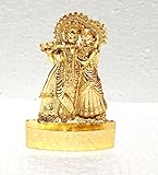 RK NAUTICAL INSTRUMENT Vergoldet Göttliches Paar Deko Statue Hinduistisches religiöses Idol Traditionelle spirituelle Figur