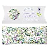 Clarityblend Aromatherapy Clarity Blend Aromatherapy Relaxation Augenkissen aus Bio-Lavendel und Leinsamen für Yoga und Entspannung. Pima-Baumwoll-Batist, handgefertigt in Großbritannien. Grüner Gart