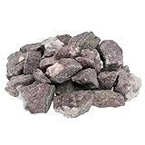 Wassersteine 300g | 100% naturbelassene Edelsteine Heilsteine | Echte unbehandelte Rohsteine für Edelsteinwasser Lebensquelle Plus (Turmalin, rot)