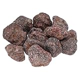 Wassersteine 300g | 100% naturbelassene Edelsteine Heilsteine | Echte unbehandelte Rohsteine für Edelsteinwasser Lebensquelle Plus (Granat, rot)