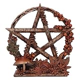 Nemesis Now Season of The Pentagramm Figur, Harz, Gold/Braun (Herbst), 16,5 cm