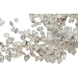 Gems For Jewels Herkimer-Diamant, natürlicher, 5–9 mm, klarer, weißer, roher, loser Herkimer-Diamant-Cabochon, 10 Karat, 14 Stück – PKSG165