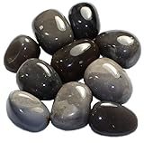 Budawi® Edelstein Feuerstein Hornstein getrommelt ca. 20-30 mm Trommelstein Handstein Feuerstein
