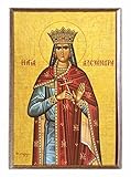 HEILIGE ALEXANDRA, MÄRTYRER, DIE KAISERIN, EHEFRAU VON DIOKLETIAN-griechisch-byzantinisch-orthodoxe Ikone
