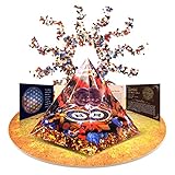 vuUUuv Orgonit Pyramide Heilung Kristall Geschenk Set,Horoskop Sternzeichen Steine zu Begleit Geburtsstein, für Astrologie,Reiki,Positive Energie zur Meditation,Anziehen Reichtum