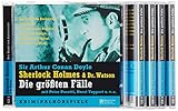 Sherlock Holmes und Dr. Watson - Die größten Fälle. 5 CDs: Der Hund von Baskerville / Silberstrahl / Der Shoscombe-Rennstall / Das Beryll-Diadem / Das Musgrave-Ritual / Das letzte Problem