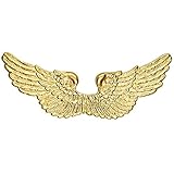 W WIDMANN MILANO Party Fashion 2037P - Engelsflügel, gold, für Kinder, aus Kunststoff, Unisex, Engel, Krippenspiel, Weihnachten, Kostüm, Fasching, Karneval, Mottoparty